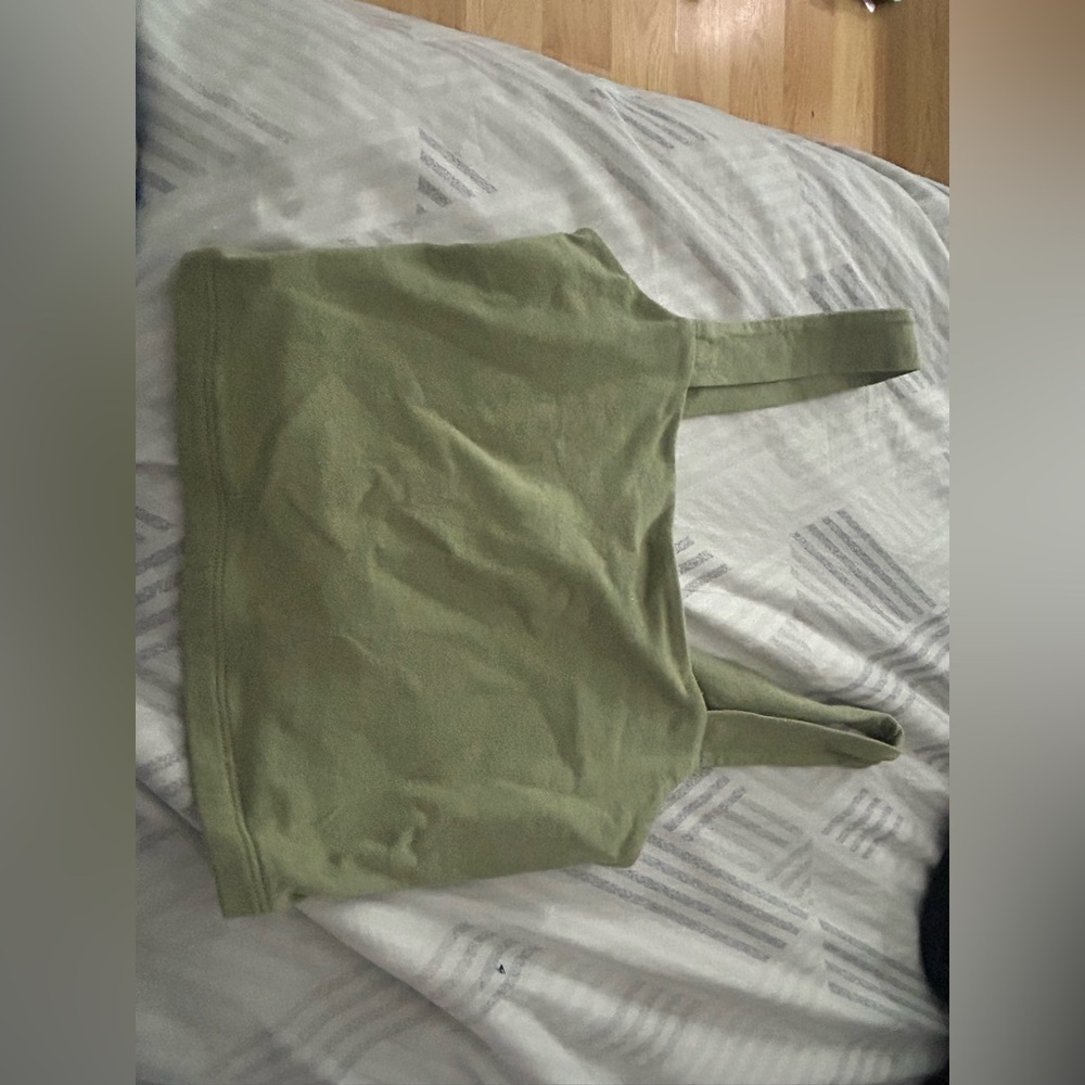 Light green crop top